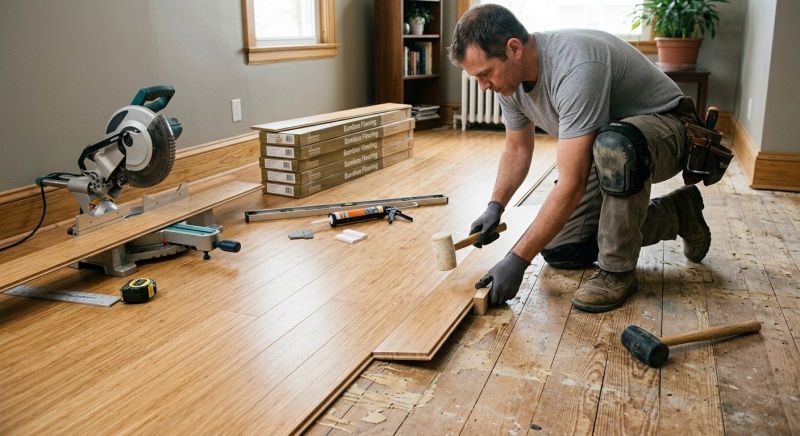 Bamboo Flooring Installation in Rockwall, TX