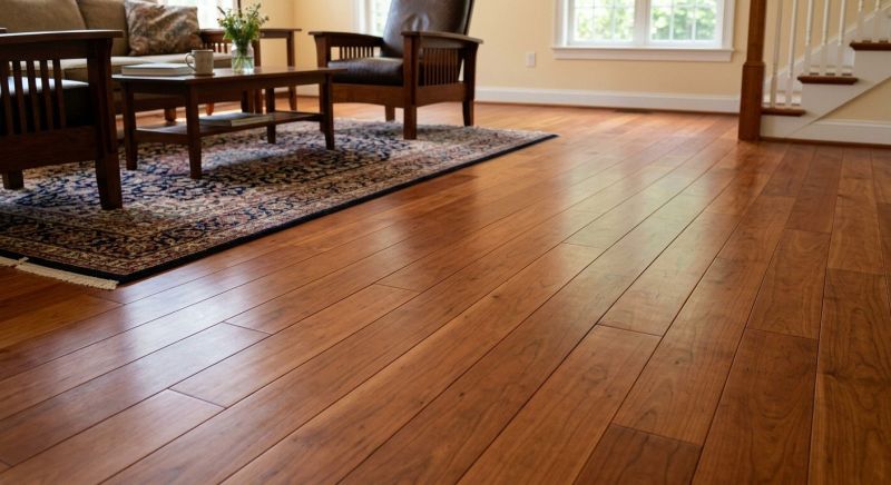 Cherry Floor Installation in Greenville, TX