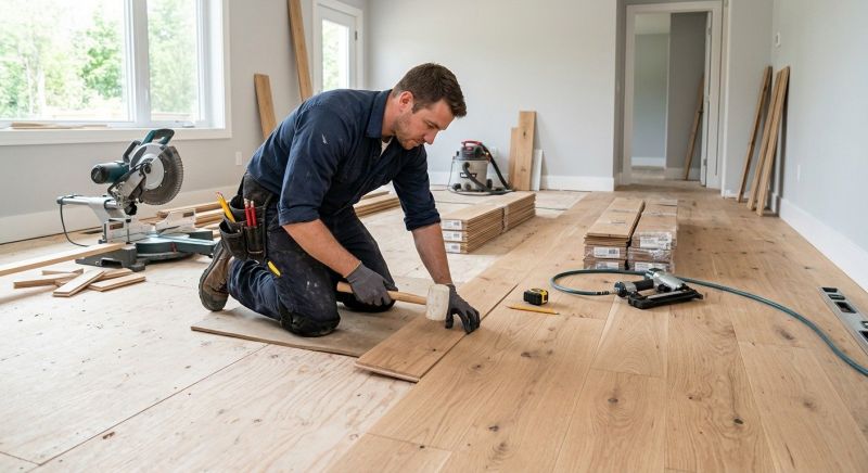 Hardwood Floor Installation in Addison, TX