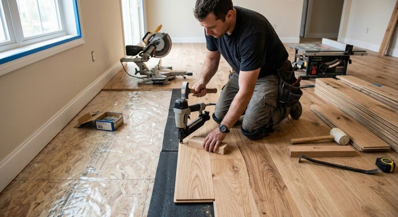 Hardwood Floor Installation in Kaufman, TX