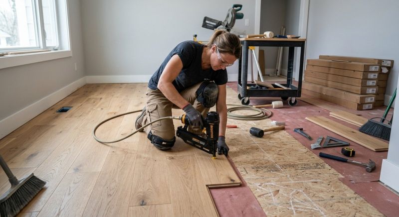 Hardwood Floor Installation in Nevada, TX