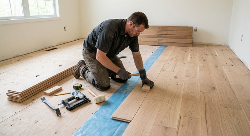 Hardwood Floor Installation in Rockwall County, TX