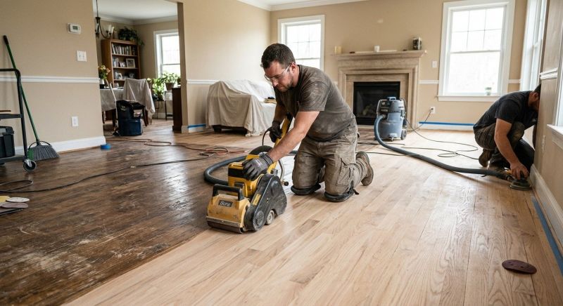 Hardwood Floor Renovation in Rockwall, TX
