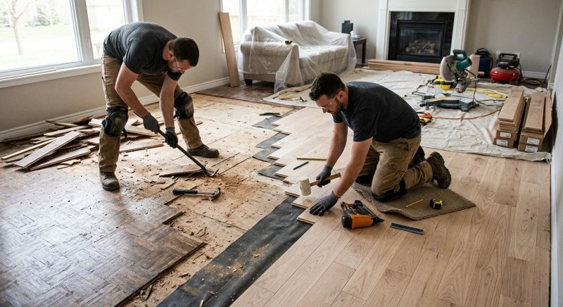Hardwood Replacement in Rowlett, TX