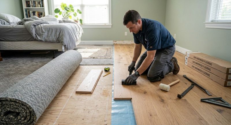 Hardwood Replacement in Seagoville, TX