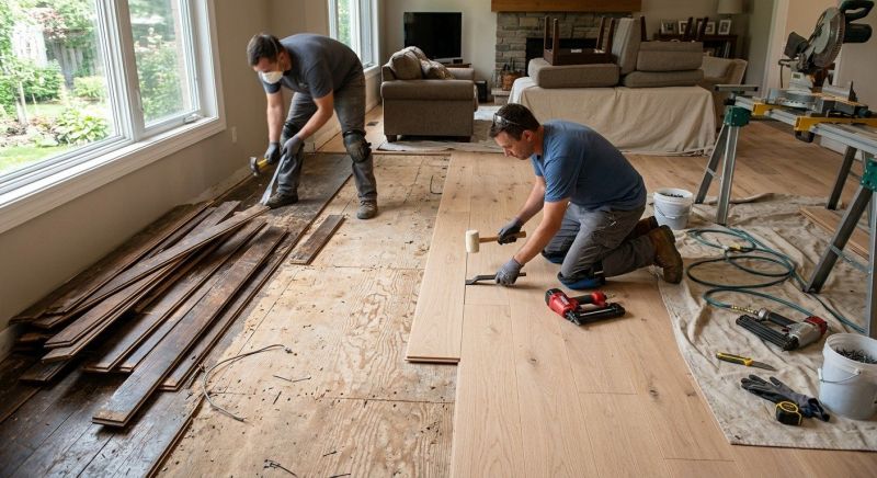 Hardwood Replacement in Sunnyvale, TX