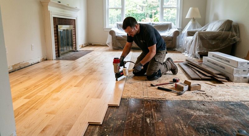Maple Flooring Installation in Kaufman County, TX