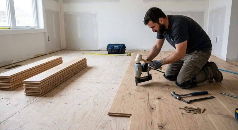 Oak Floor Installation in Terrell, TX