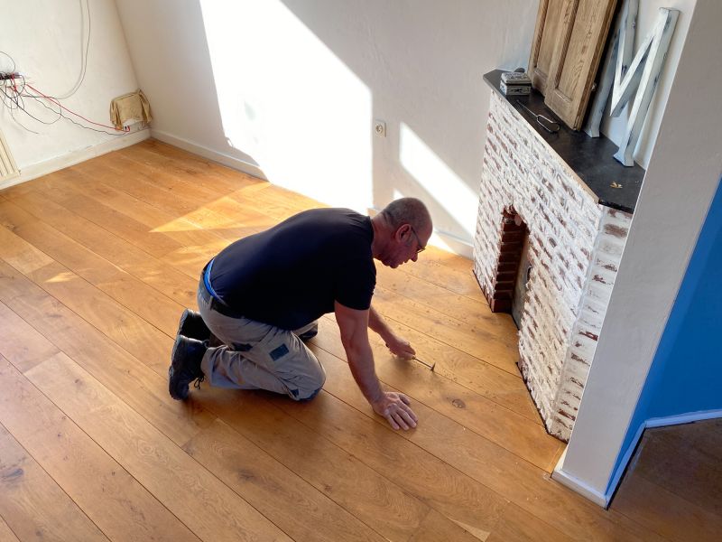 Pine Floor Installation in Rockwall, TX
