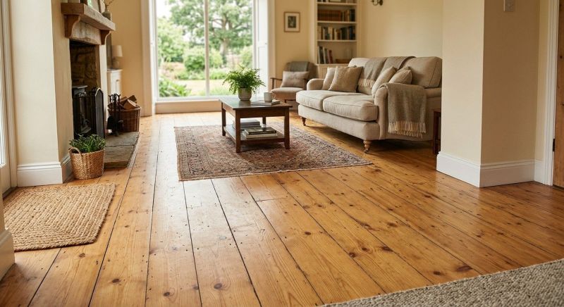 Pine Floor Installation in Rockwall, TX