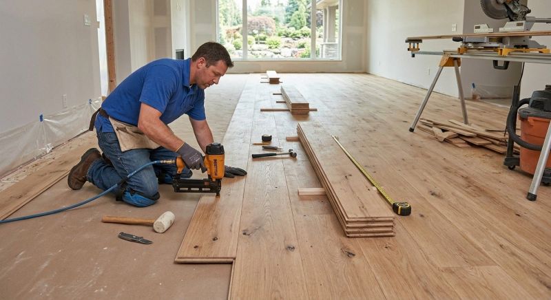 Wide Plank Floor Installation in Rockwall, TX