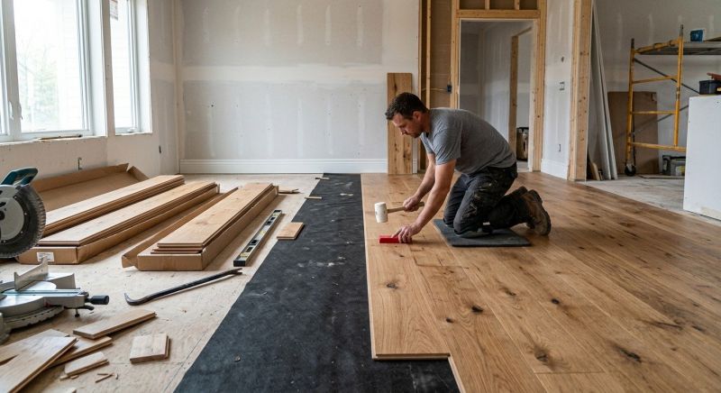 Wide Plank Floor Installation in Rockwall, TX