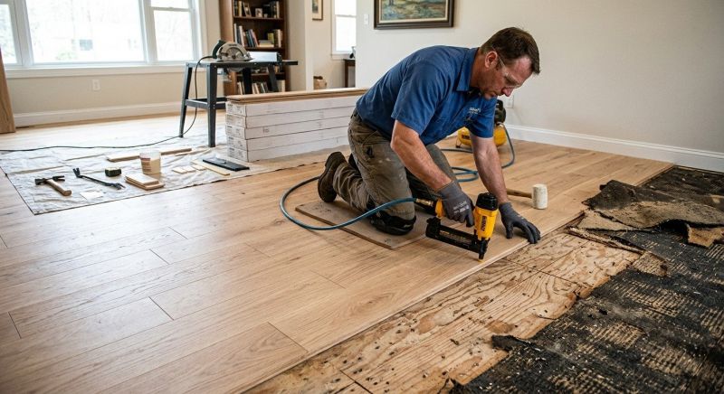 Wood Floor Replacement in Wylie, TX